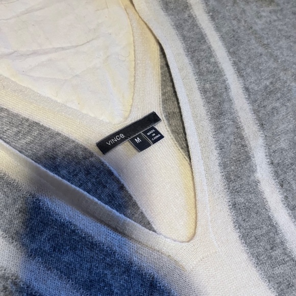 Vince Vertical Stripe Cashmere Sweater (NWOT) - Picture 7 of 9